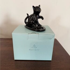 PartyLite Midnight Black Cat Figurine